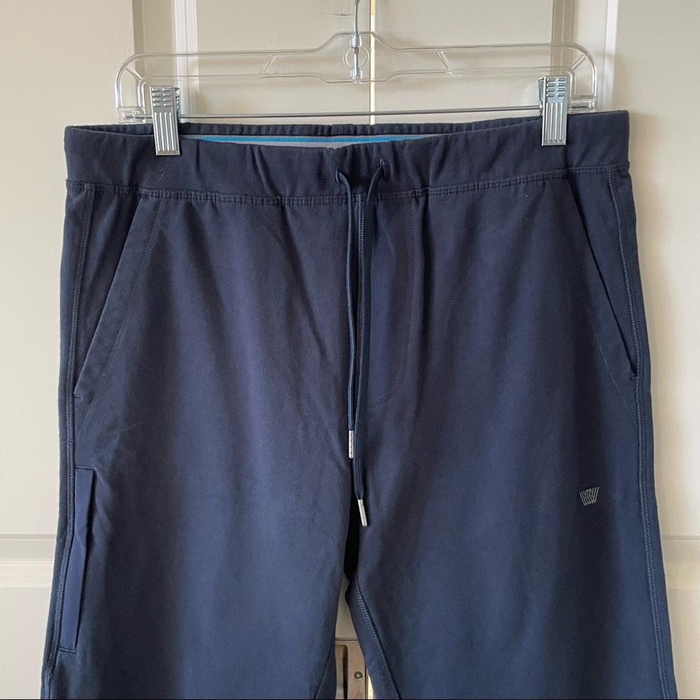 Mack Weldon Ace Denim Blue Sweatpants - Picture 5 of 16